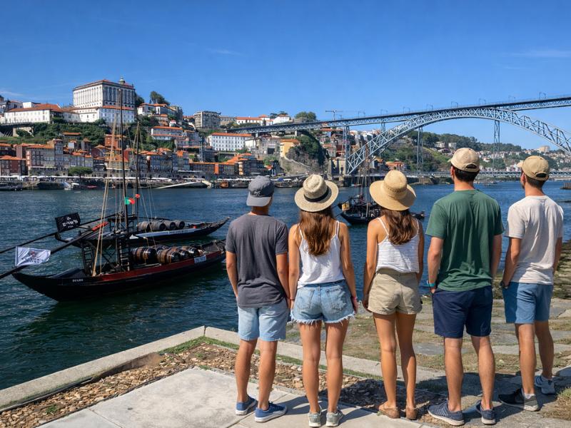 our team at Porto wine tour